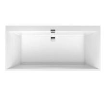 Квариловая ванна 190х90 см альпийский белый Villeroy & Boch Squaro Edge 12 UBQ190SQE2DV-01