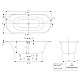 Приобрести Квариловая ванна 175х75 см альпийский белый Villeroy & Boch Cetus UBQ175CEU7V-01 в магазине сантехники Santeh-Crystal.ru