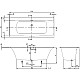 Купить Квариловая ванна 170х75 см альпийский белый Villeroy & Boch Subway 3.0 UBQ170SBW2DV-01 в магазине сантехники Santeh-Crystal.ru