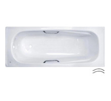 Стальная ванна 150х70 см отверстиями для ручек BLB Universal HG B50H handles