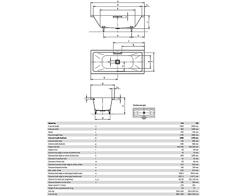 Santeh-Crystal.ru: Стальная ванна 190х90 см Kaldewei Conoduo 734 Standard Купить Стальная ванна 190х90 см Kaldewei Conoduo 734 Standard в магазине сантехники Santeh-Crystal.ru