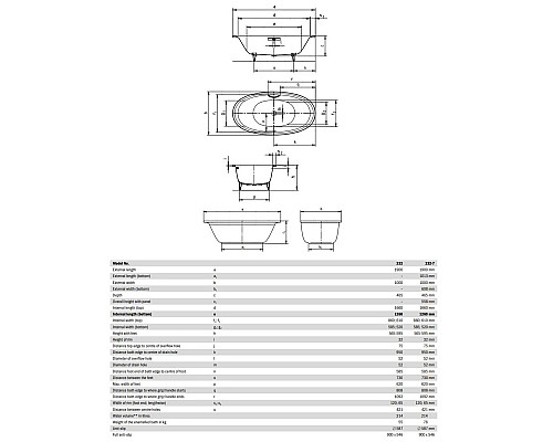 Santeh-Crystal.ru: Стальная ванна 190х100 см Kaldewei Ellipso Duo Oval 232 с покрытием Easy-Clean Заказать Стальная ванна 190х100 см Kaldewei Ellipso Duo Oval 232 с покрытием Easy-Clean в магазине сантехники Santeh-Crystal.ru