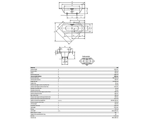 Приобрести Стальная ванна 214х90 см Kaldewei Mega Duo 6 182 Standard в магазине сантехники Santeh-Crystal.ru