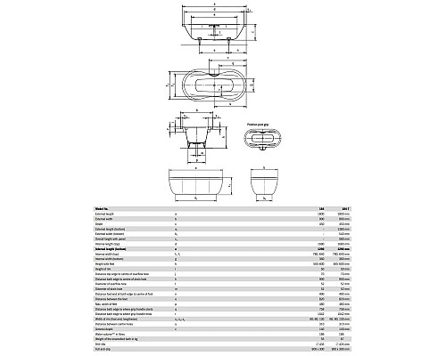 Купить Стальная ванна 180х90 см Kaldewei Mega Duo Oval 184 Standard в магазине сантехники Santeh-Crystal.ru