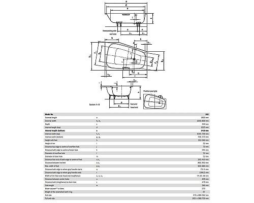 Santeh-Crystal.ru: Стальная ванна 180х120 см L Kaldewei Plaza Duo 192 Standard Купить Стальная ванна 180х120 см L Kaldewei Plaza Duo 192 Standard в магазине сантехники Santeh-Crystal.ru