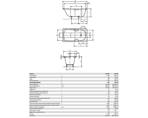 Купить Стальная ванна 140х75 см Kaldewei Saniform Plus 366 с покрытием Easy-Clean в магазине сантехники Santeh-Crystal.ru