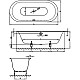 Купить Стальная ванна 180х80 см Bette Lux Oval 3466-035 PLUS AR с покрытием Anti-Slip и Glaze Plus в магазине сантехники Santeh-Crystal.ru