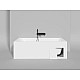 Ванна из литьевого мрамора Salini S-Sense Orlanda 102017G 170,4x75 см, белый глянец
