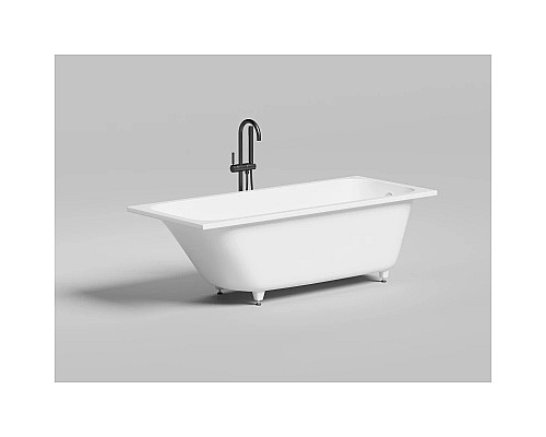 Ванна из литьевого мрамора Salini S-Sense Orlanda 102017G 170,4x75 см, белый глянец Ванна из литьевого мрамора Salini S-Sense Orlanda 102017G 170,4x75 см, белый глянец