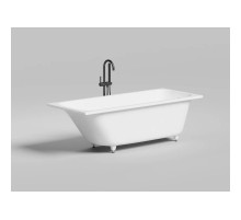 Ванна из литьевого мрамора Salini S-Sense Orlanda Kit 102117G 170,4x75 см, белый глянец