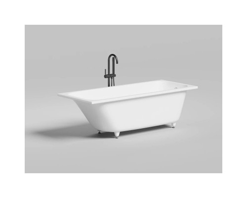 Ванна из литьевого мрамора Salini S-Sense Orlanda 102017M 170,4x75 см, белый матовый