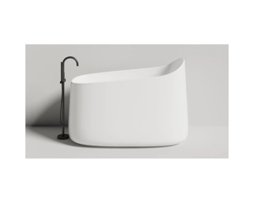 Ванна из литьевого мрамора Salini S-Sense Oriente Ofuro 1043101G 140x80 см, отдельностоящая, белый глянец