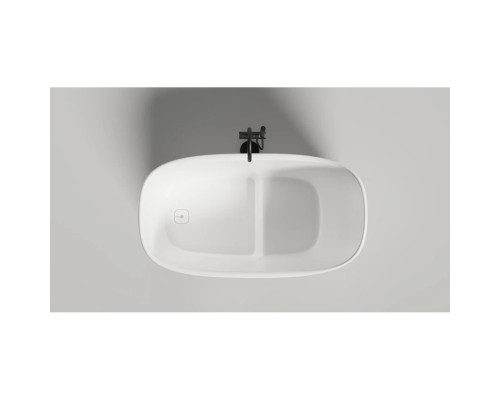 Ванна из литьевого мрамора Salini S-Sense Oriente Ofuro 1043101G 140x80 см, отдельностоящая, белый глянец