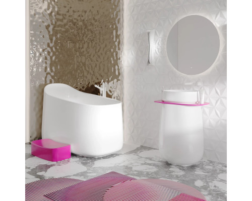 Ванна из литьевого мрамора Salini S-Sense Oriente Ofuro 1043101MF 140x80 см, отдельностоящая, покраска по RAL матовый полностью