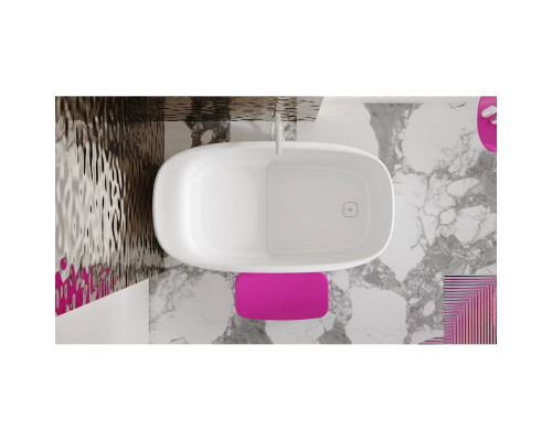 Ванна из литьевого мрамора Salini S-Sense Oriente Ofuro 1043101MF 140x80 см, отдельностоящая, покраска по RAL матовый полностью