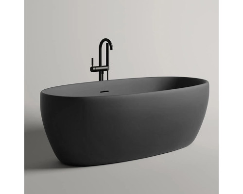 Ванна из литьевого мрамора Salini S-Stone Luce 100122MF 150x75 см, отдельностоящая, покраска по RAL матовый полностью