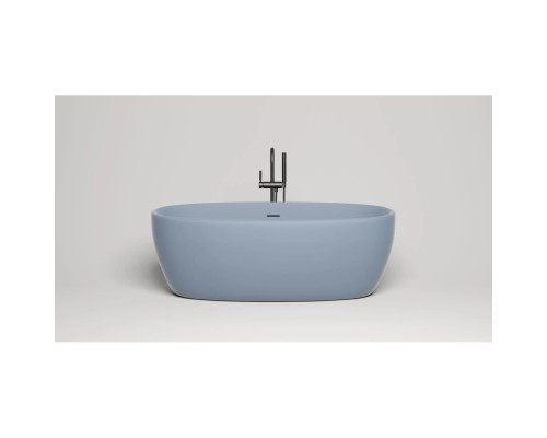 Ванна из литьевого мрамора Salini S-Stone Luce 100122MF 150x75 см, отдельностоящая, покраска по RAL матовый полностью