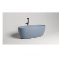 Ванна из литьевого мрамора Salini S-Stone Luce 100122MF 150x75 см, отдельностоящая, покраска по RAL матовый полностью
