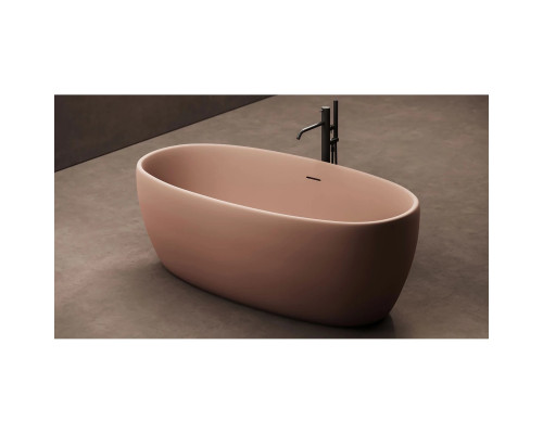 Ванна из литьевого мрамора Salini S-Stone Luce 100122MF 150x75 см, отдельностоящая, покраска по RAL матовый полностью