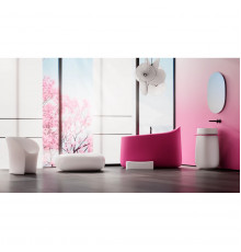 Ванна из литьевого мрамора Salini S-Sense Oriente Ofuro 1043101MF 140x80 см, отдельностоящая, покраска по RAL матовый полностью