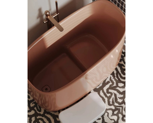 Ванна из литьевого мрамора Salini S-Sense Oriente Ofuro 1043101MF 140x80 см, отдельностоящая, покраска по RAL матовый полностью