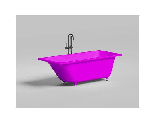 Ванна из литьевого мрамора Salini S-Stone Orlanda 102027MF 170,4x75 см, покраска по RAL матовый полностью