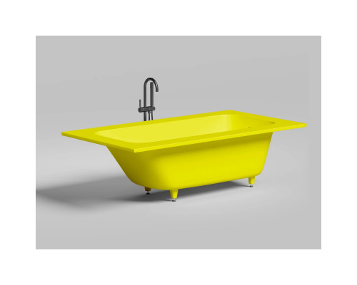 Ванна из литьевого мрамора Salini S-Sense Orlanda Kit Plus 102114MF 189x99 см, покраска по RAL матовый полностью