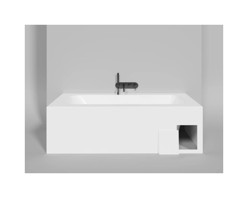 Ванна из литьевого мрамора Salini S-Sense Ornella 102316G 160x70 см, белый глянец