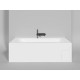 Ванна из литьевого мрамора Salini S-Sense Ornella 102316M 160x70 см, белый матовый