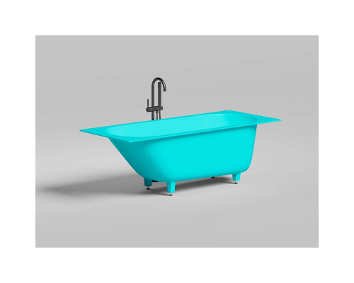 Ванна из литьевого мрамора Salini S-Sense Ornella Kit 102416MF 160x70 см, покраска по RAL матовый полностью