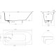 Ванна из литьевого мрамора Salini S-Sense Ornella Kit 102412GF 180x80 см, покраска по RAL глянец полностью