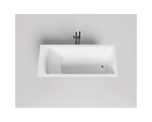 Ванна из литьевого мрамора Salini S-Sense Cascata 104413G 170x70 см, белый глянец