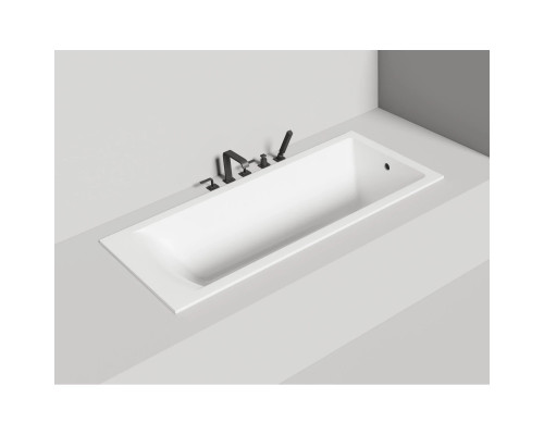 Ванна из литьевого мрамора Salini S-Sense Cascata 104413G 170x70 см, белый глянец