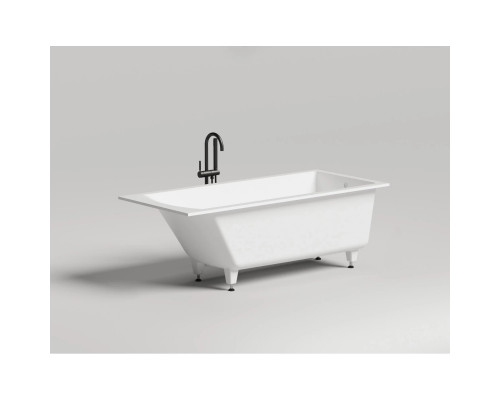 Ванна из литьевого мрамора Salini S-Sense Cascata 104413M 170x70 см, белый матовый