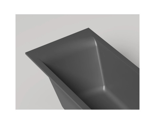 Ванна из литьевого мрамора Salini S-Sense Cascata 104413GF 170x70 см, покраска по RAL глянец полностью