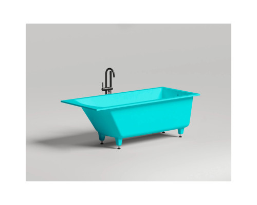 Ванна из литьевого мрамора Salini S-Sense Cascata 104413MF 170x70 см, покраска по RAL матовый полностью