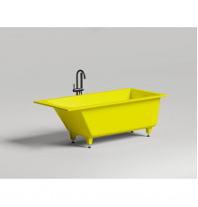 Ванна из литьевого мрамора Salini S-Sense Cascata Kit 104813MF 170x70 см, покраска по RAL матовый полностью