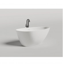 Ванна из литьевого мрамора Salini S-Sense Paola 1015103G 160x80 см, отдельностоящая, белый глянец