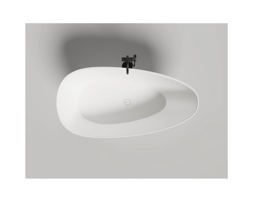 Ванна из литьевого мрамора Salini S-Sense Paola 1015103G 160x80 см, отдельностоящая, белый глянец