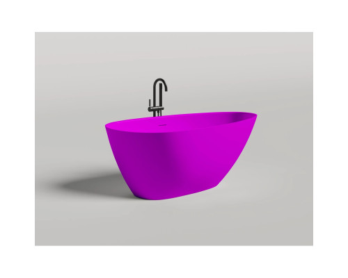 Ванна из литьевого мрамора Salini S-Sense Paola 1015103GF 160x80 см, отдельностоящая, покраска по RAL глянец полностью