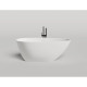 Ванна из литьевого мрамора Salini S-Stone Paola 1015204M 172x82,5 см, отдельностоящая, белый матовый