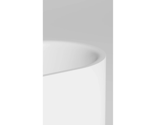 Ванна из литьевого мрамора Salini S-Stone Perla 1049201M 170x80 см, отдельностоящая, белый матовый