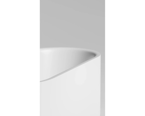 Ванна из литьевого мрамора Salini S-Stone Perla 1049201M 170x80 см, отдельностоящая, белый матовый