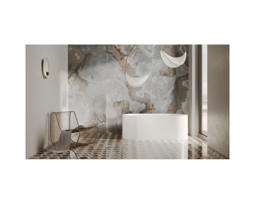 Ванна из литьевого мрамора Salini S-Stone Perla 1049201M 170x80 см, отдельностоящая, белый матовый