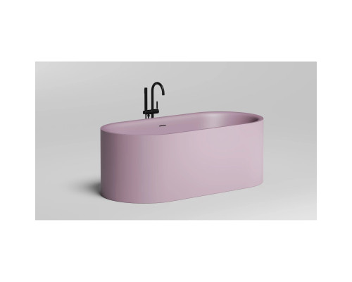 Ванна из литьевого мрамора Salini S-Sense Perla 1049101GF 170x80 см, отдельностоящая, покраска по RAL глянец полностью