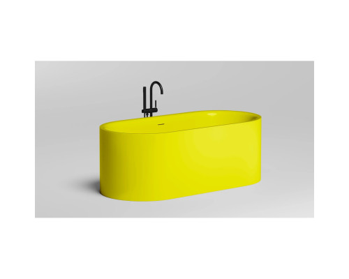 Ванна из литьевого мрамора Salini S-Sense Perla 1049101GF 170x80 см, отдельностоящая, покраска по RAL глянец полностью