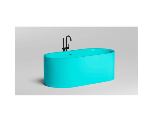 Ванна из литьевого мрамора Salini S-Sense Perla 1049101GF 170x80 см, отдельностоящая, покраска по RAL глянец полностью