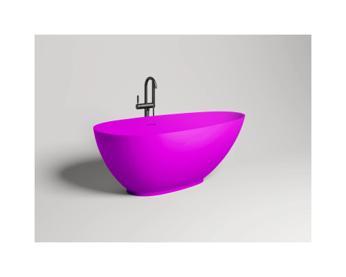 Ванна из литьевого мрамора Salini S-Sense Paola Classic 101511GF 160x77 см, отдельностоящая, покраска по RAL глянец полностью