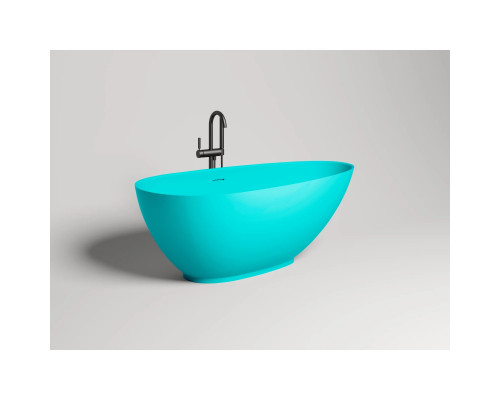 Ванна из литьевого мрамора Salini S-Stone Paola Classic 101512SMF 172x82,5 см, отдельностоящая, покраска по RAL матовый полностью