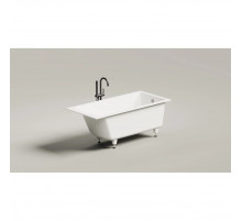 Ванна из литьевого мрамора Salini S-Sense Cascata 105011G 150,3x70 см, белый глянец